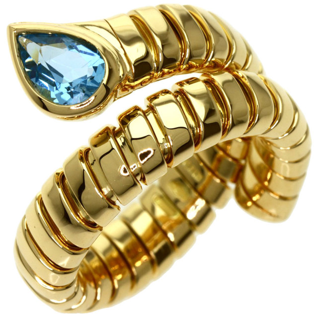 BVLGARI ブルガリ トゥボガス ブルートパーズ リング・指輪 K18 