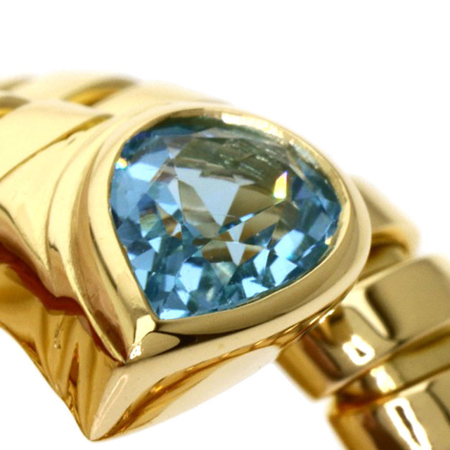 BVLGARI ブルガリ トゥボガス ブルートパーズ リング・指輪 K18 