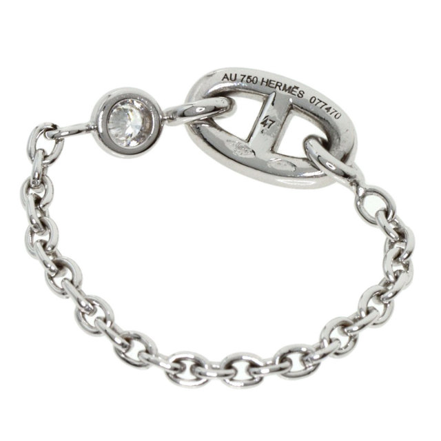 エルメス HERMES 毟れ リング クルドフォルジュ パヴェ ダイヤモンド  