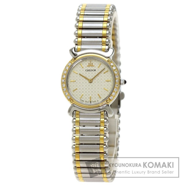SEIKO セイコー 5A70-0210 クレドール リネアクルバ ダイヤモンド 