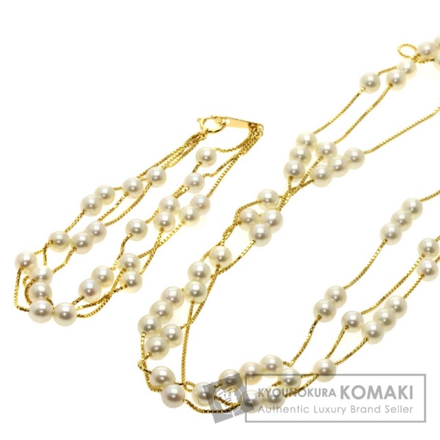 TASAKI タサキ ベビーパール 真珠 3連 ブレスレット 2点セット 
