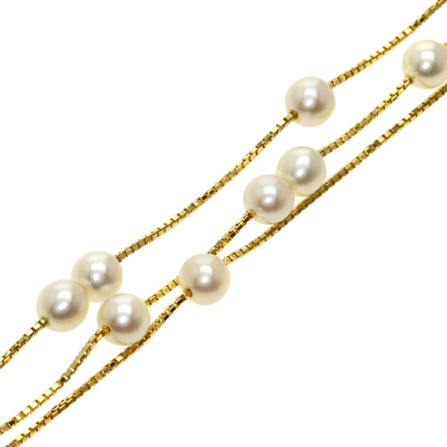 TASAKI タサキ ベビーパール 真珠 3連 ブレスレット 2点セット 