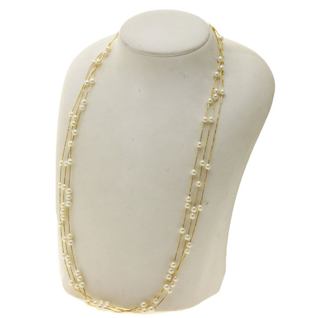 TASAKI ベビーパールネックレス 39cm K18 YG イエローゴールド パール  