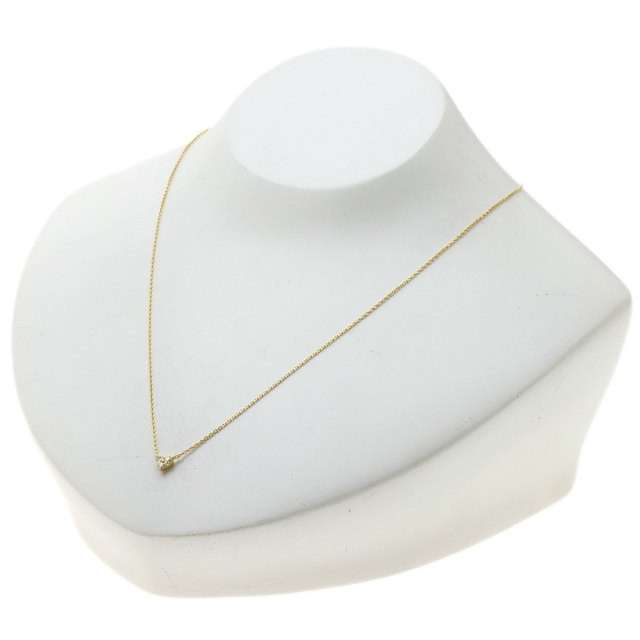 VANDOME ヴァンドーム ハート ダイヤモンド ネックレス K18イエロー  