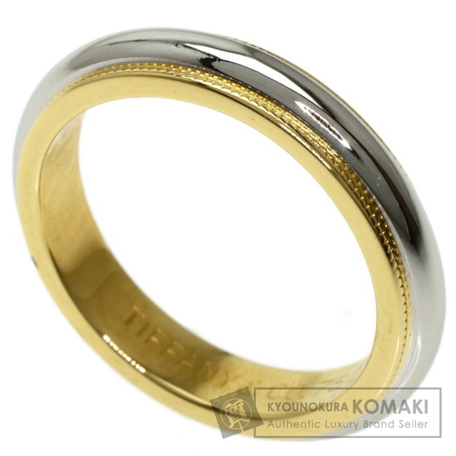 TIFFANY&Co. ティファニー ミルグレイン リング・指輪 プラチナPT950  