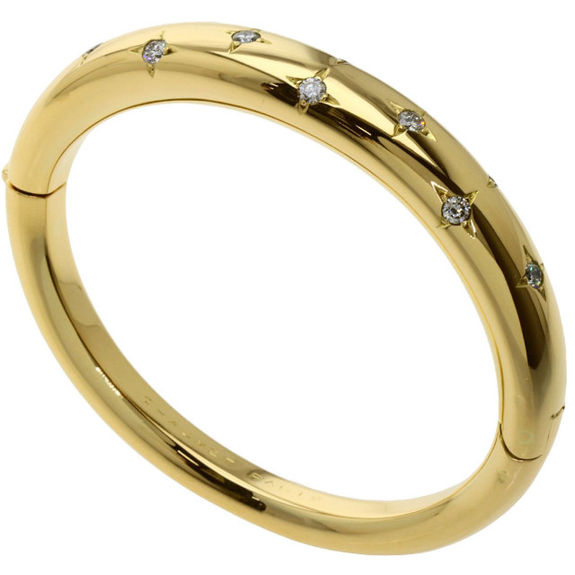 Chaumet ショーメ バングル ダイヤモンド ブレスレット K18
