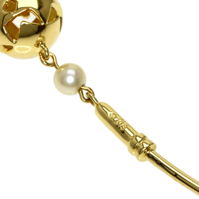 MIKIMOTO ミキモト パール 真珠 チョーカー ネックレス K18イエロー 