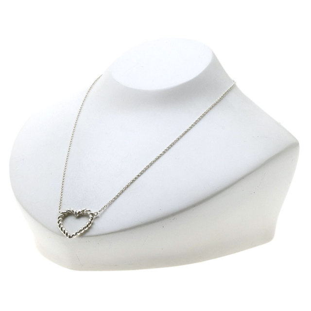 TIFFANY&Co. ティファニー ツイストハート ネックレス シルバー レディース 