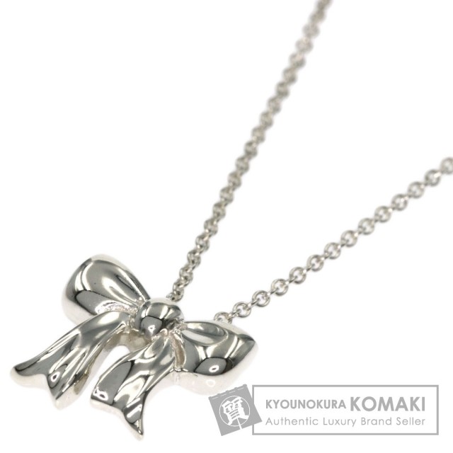 TIFFANY&Co. ティファニー リボン ネックレス シルバー レディース 