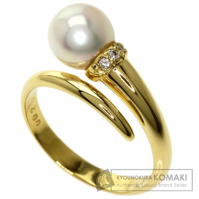STAR JEWELRY スタージュエリー パール 真珠 ダイヤモンド リング 