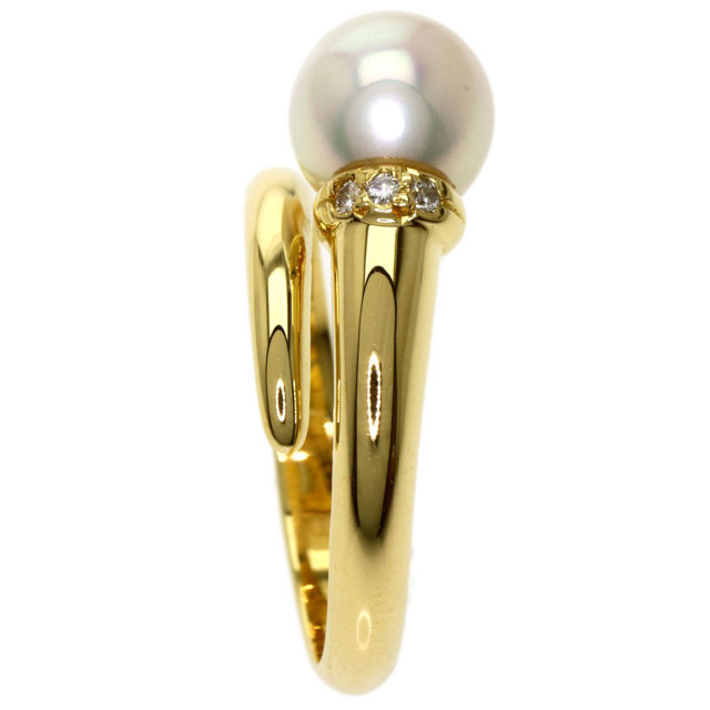 STAR JEWELRY スタージュエリー パール 真珠 ダイヤモンド リング 