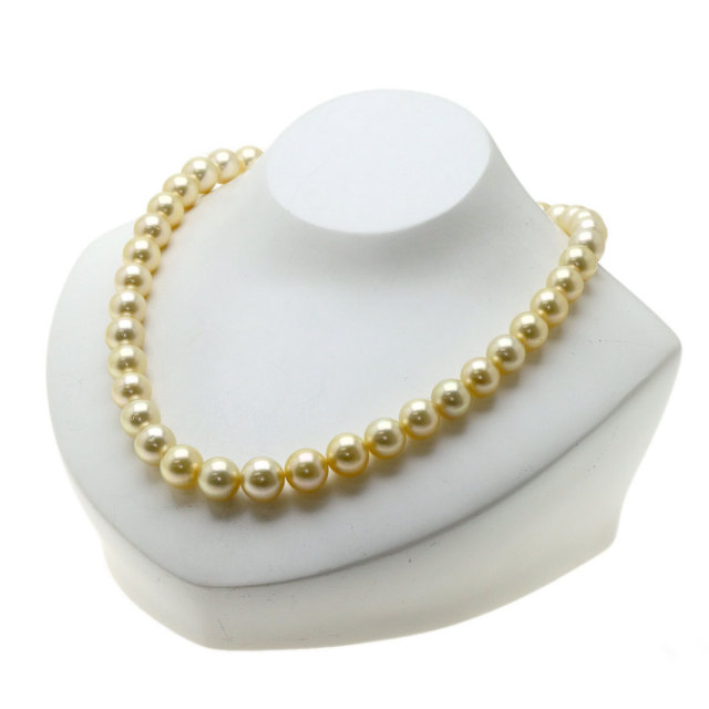 K14ゴールデン南洋真珠ネックレス・イヤリング