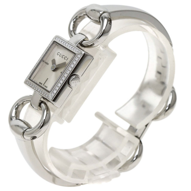GUCCI グッチ 120 トルナヴォーニ ダイヤモンドベゼル 腕時計  