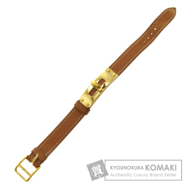 稼働 Hermes ケリーウォッチ 腕時計 カデナ レッドベルト 新品電池968  