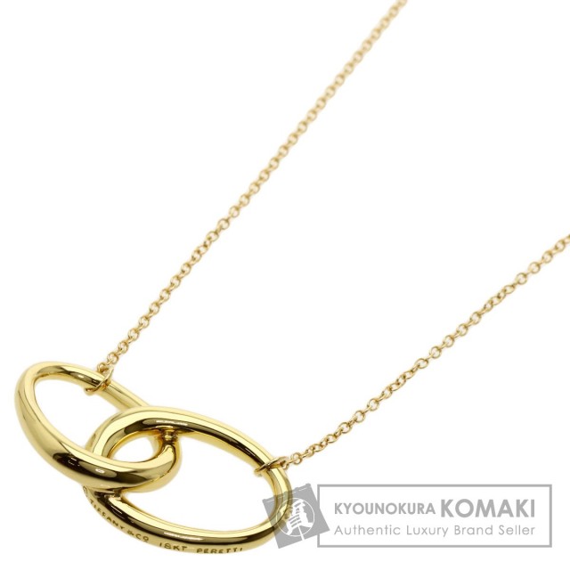 TIFFANY&Co. ティファニー ダブルループ ラージ ネックレス K18  