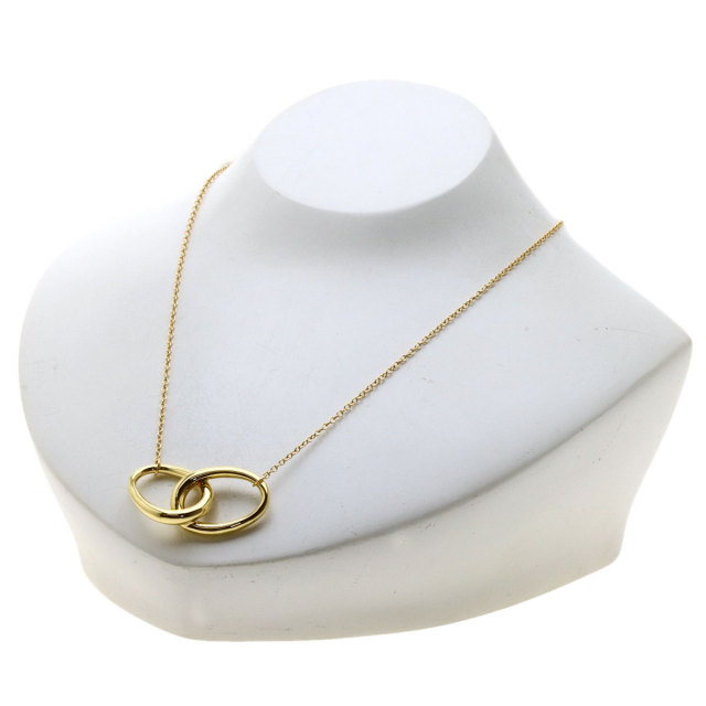 TIFFANY&Co. ティファニー ダブルループ ラージ ネックレス K18  
