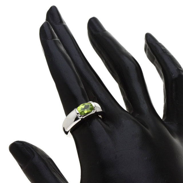 Chaumet ショーメ ジョイア ペリドット リング・指輪 K18ホワイト  