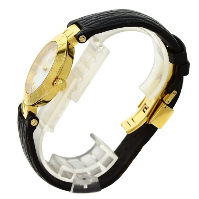 VERSACE ヴェルサーチ XLQ90 メデューサ 腕時計 GP/革 メンズ