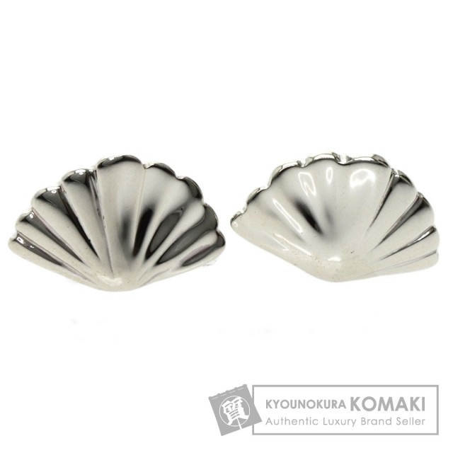 TIFFANY&Co. ティファニー シェルツイストピアス/Sv925×K14/585