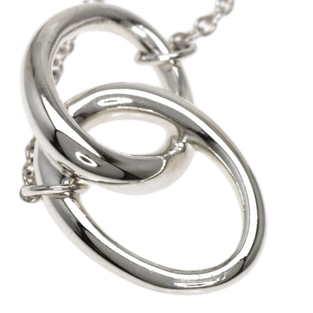 TIFFANY&Co. ティファニー ダブルループ ネックレス シルバー レディース