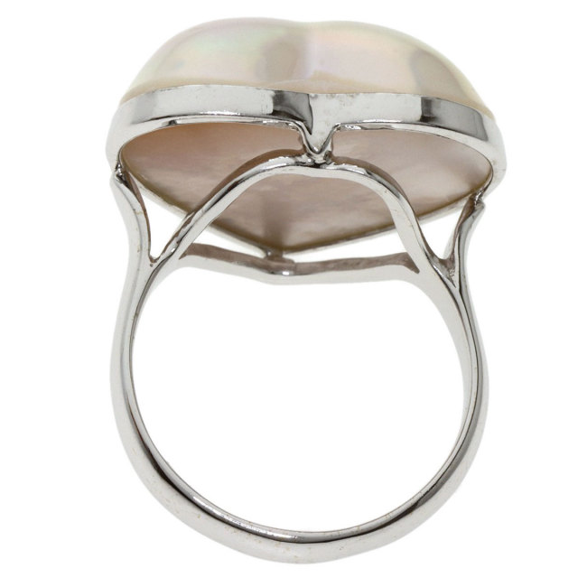 TASAKI タサキ マベパール 真珠 ハートモチーフ リング・指輪