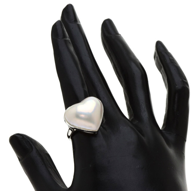 TASAKI タサキ マベパール 真珠 ハートモチーフ リング・指輪