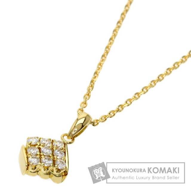 STAR JEWELRY スタージュエリー ダイヤモンド ネックレス K18イエロー 