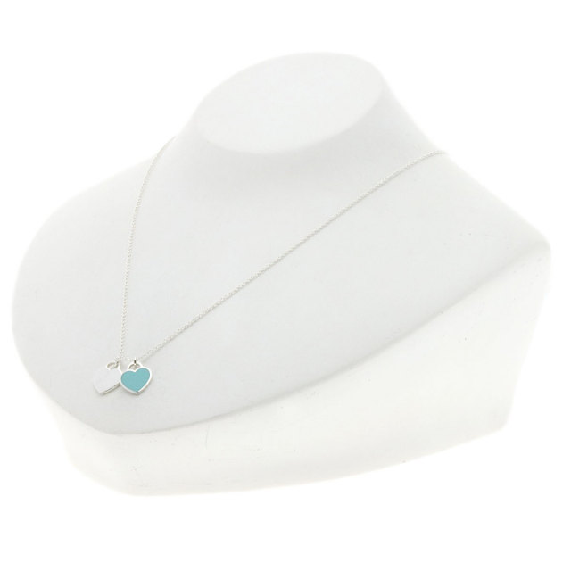 TIFFANY&Co. ティファニー ダブルハート ネックレス シルバー レディース