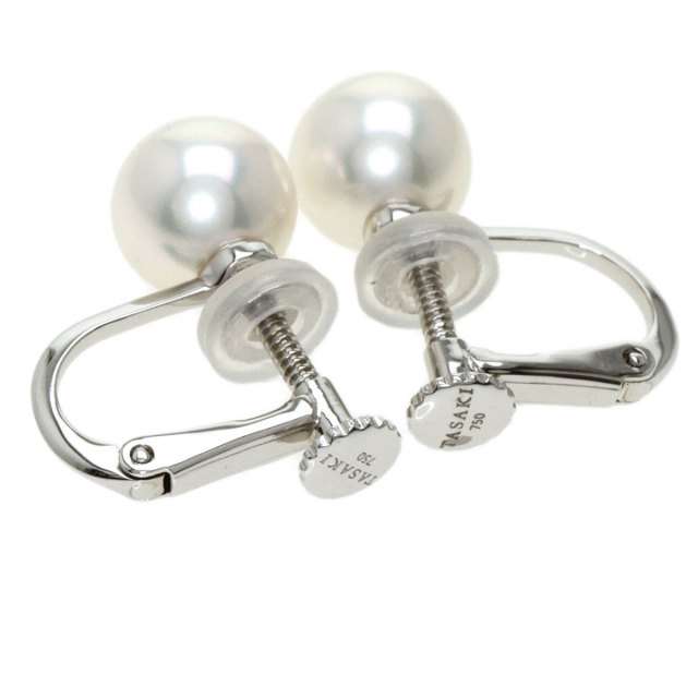 TASAKI タサキ アコヤパール 真珠 新刻印 TASAKI イヤリング K18 