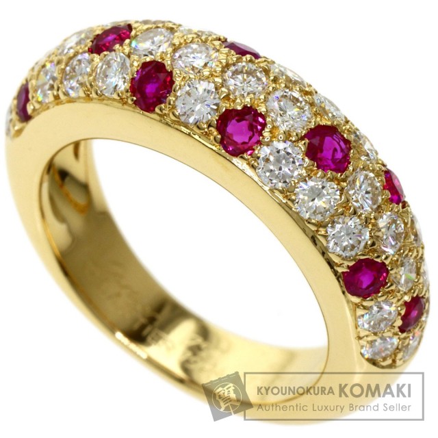 CARTIER カルティエ ミミスター ルビー ダイヤモンド #50 リング・指輪 