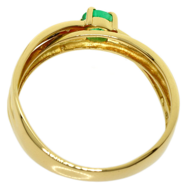 STAR JEWELRY スタージュエリー エメラルド ダイヤモンド リング  