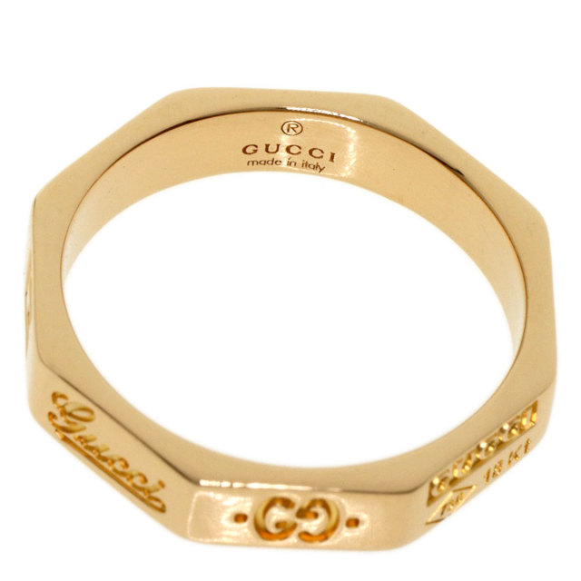 GUCCI グッチ オクタゴナル #9 リング・指輪 K18ピンクゴールド レディース