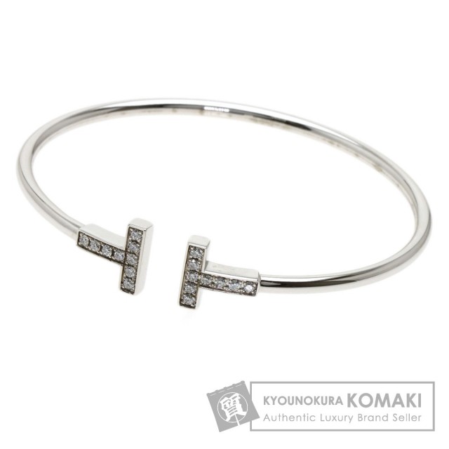 TIFFANY&Co. ティファニー Tワイヤー ダイヤモンド ブレスレット K18  