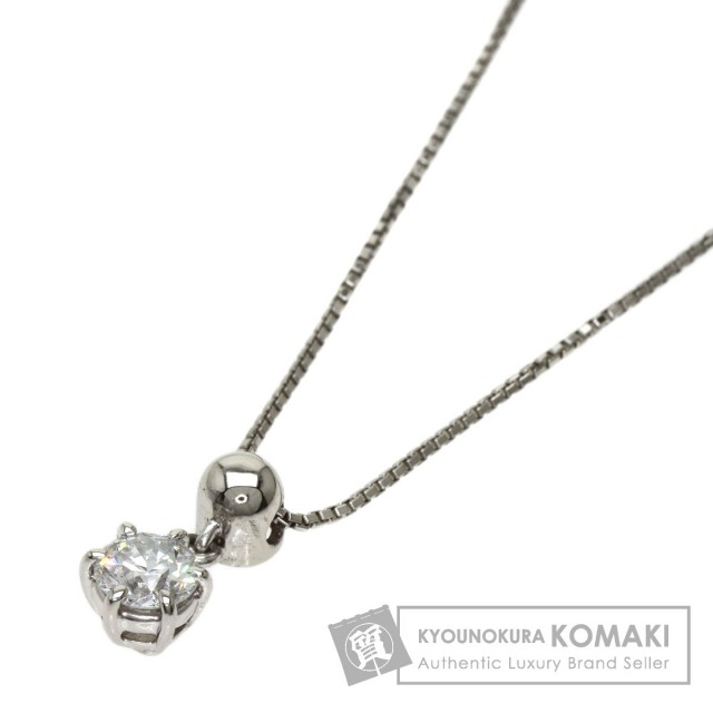 タサキ Pt850 プラチナ ネックレス TASAKI タサキ 1P ダイヤモンド ネックレス プラチナPT850