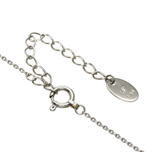 4℃ ヨンドシー トリロジー ダイヤモンド ネックレス プラチナPT850  