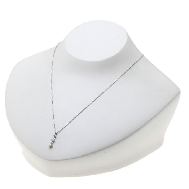 4℃ ヨンドシー トリロジー ダイヤモンド ネックレス プラチナPT850  