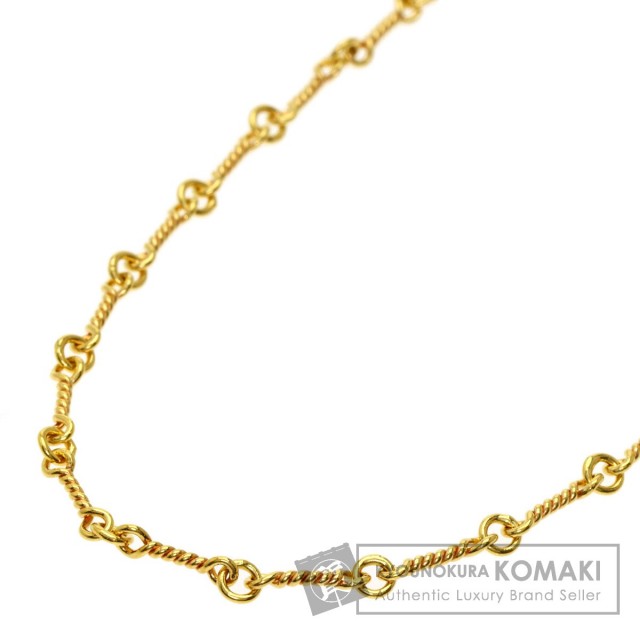 CHROME HEARTS クロムハーツ ツイストチェーン 60cm ネックレス 22K  