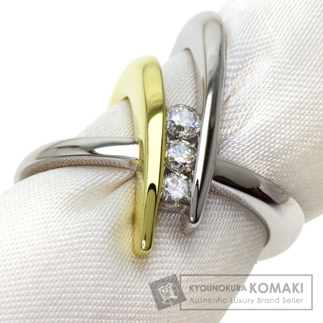 KARATI カラッチ 3P ダイヤモンド リング・指輪 K18ホワイトゴールド 