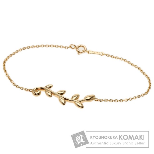 TIFFANY&Co. ティファニー オリーブリーフ ヴァイン ブレスレット K18  