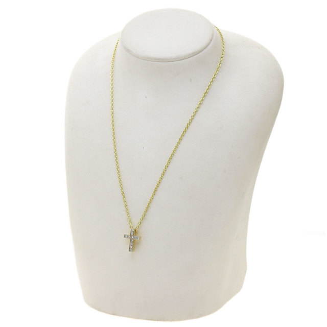 ポメラート　ネックレストップ　K18 ダイヤモンド Pomellato ポメラート クロスモチーフ ダイヤモンド ネックレス