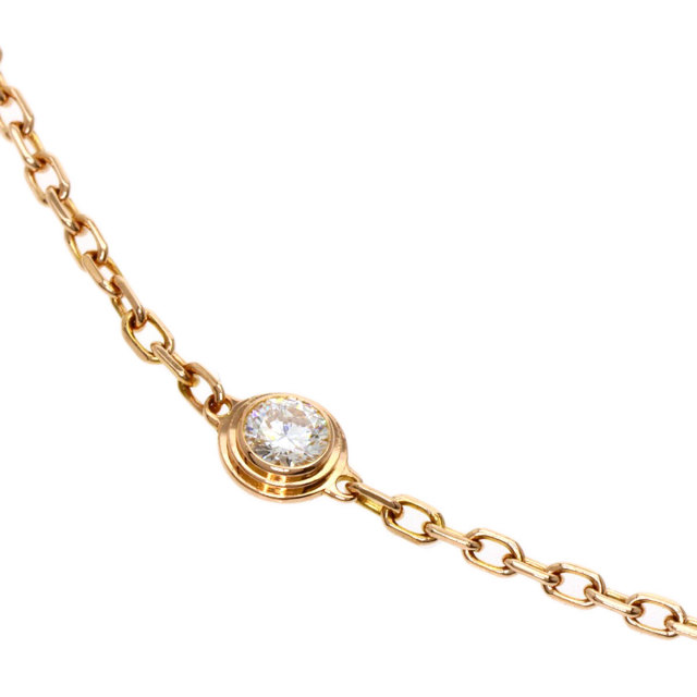 CARTIER カルティエ ダムール ダイヤモンド SM ブレスレット K18ピンク 