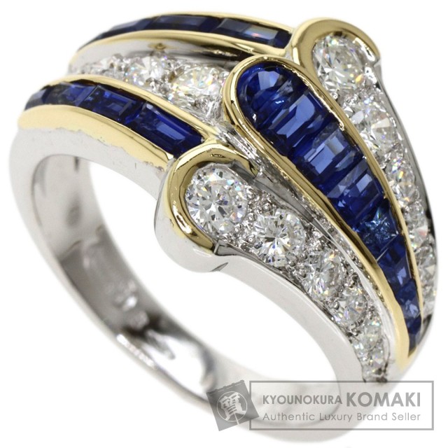 MOUAWAD モワード サファイア ダイヤモンド リング・指輪 K18