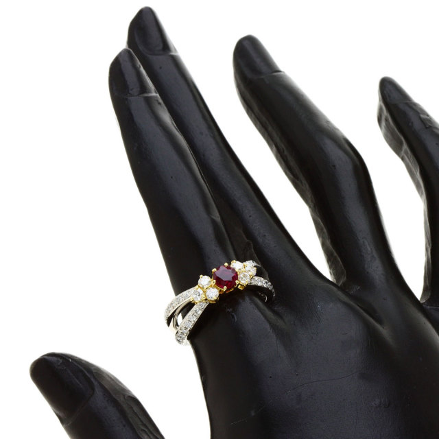 mila schon ミラショーン ルビー ダイヤモンド リング・指輪 プラチナ  