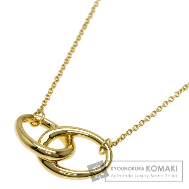 TIFFANY&Co. ティファニー ダブルループ ネックレス K18イエロー