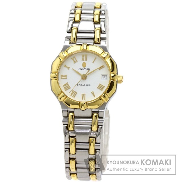 Concord コンコルド サラトガ 腕時計 ステンレススチール/SSxGP  