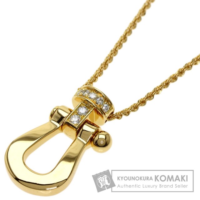 FRED フレッド フォース10 ダイヤモンド ネックレス K18イエロー 
