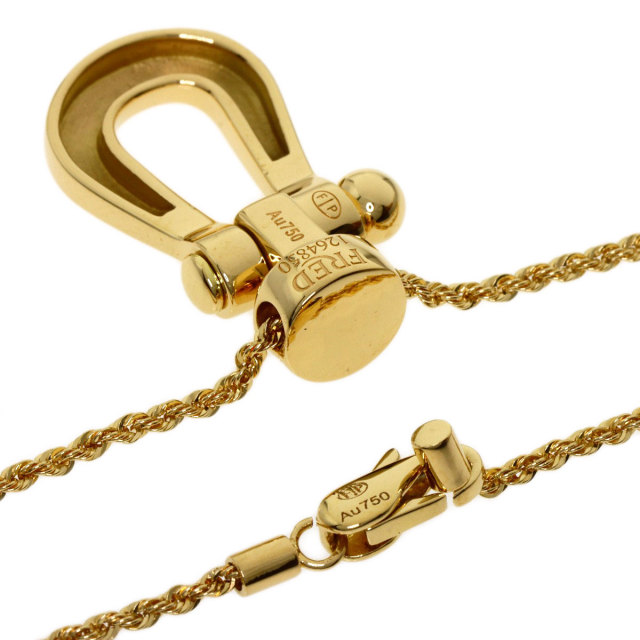 FRED フレッド フォース10 ダイヤモンド ネックレス K18イエロー 