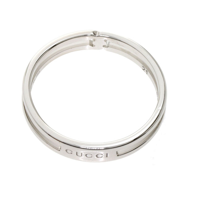 GUCCI グッチ インフィニティ リング・指輪 K18ホワイトゴールド メンズ