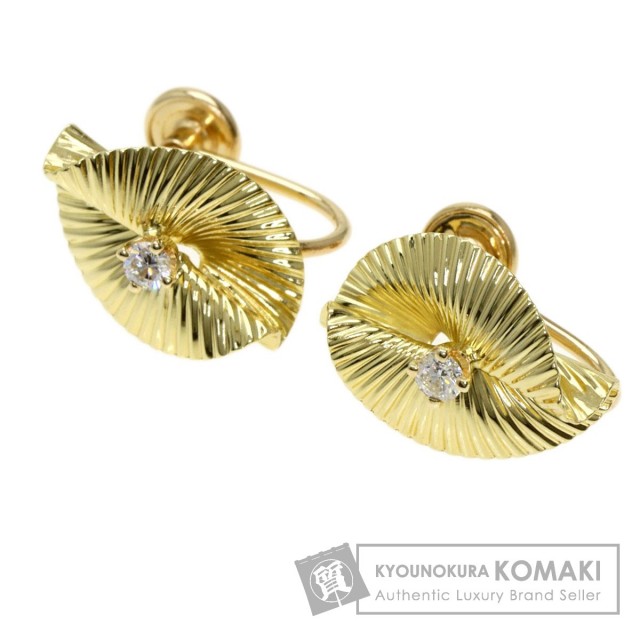 TIFFANY&Co. ティファニー ダイヤモンド イヤリング K14イエロー  