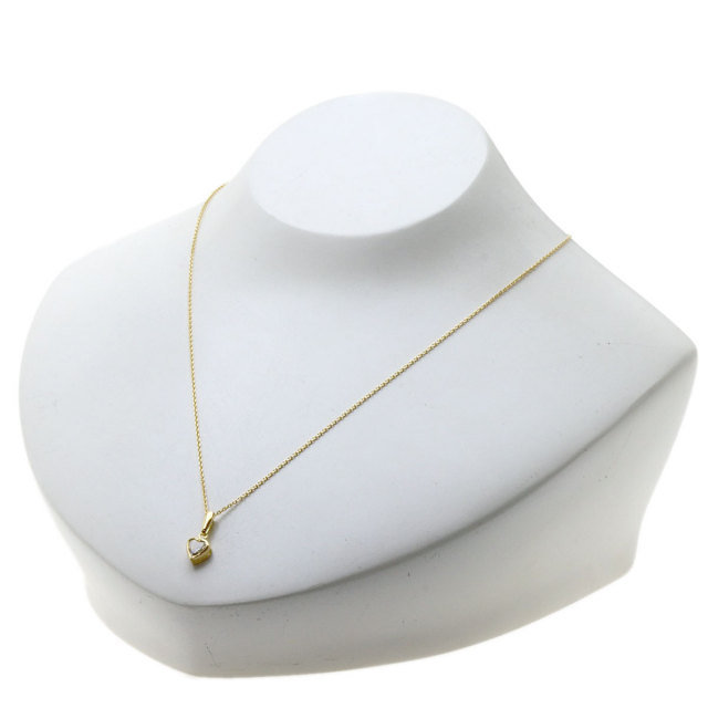 TASAKI タサキ ハートシェイプ ダイヤモンド ネックレス K18イエロー  